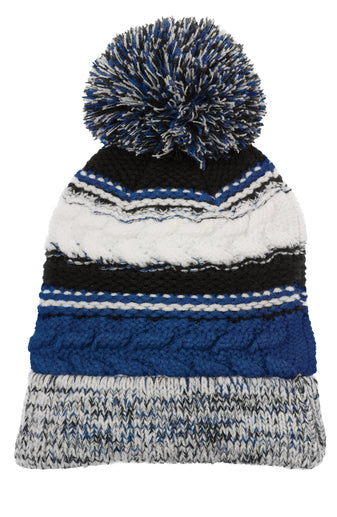 Pom Pom Chunkie Knit Beanie