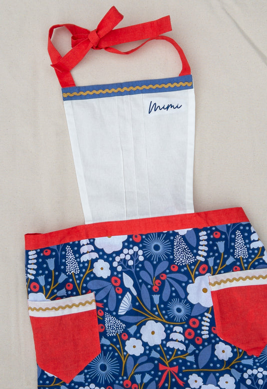 Holiday Embroidered Apron