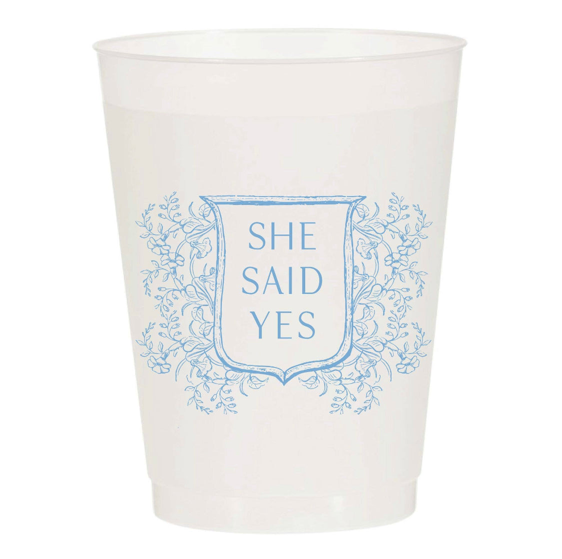 She Said Yes Stadium Cups